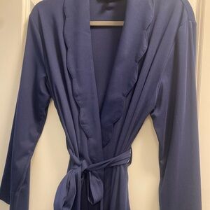 Crown & Ivy Deep Navy Blue Women's Robe